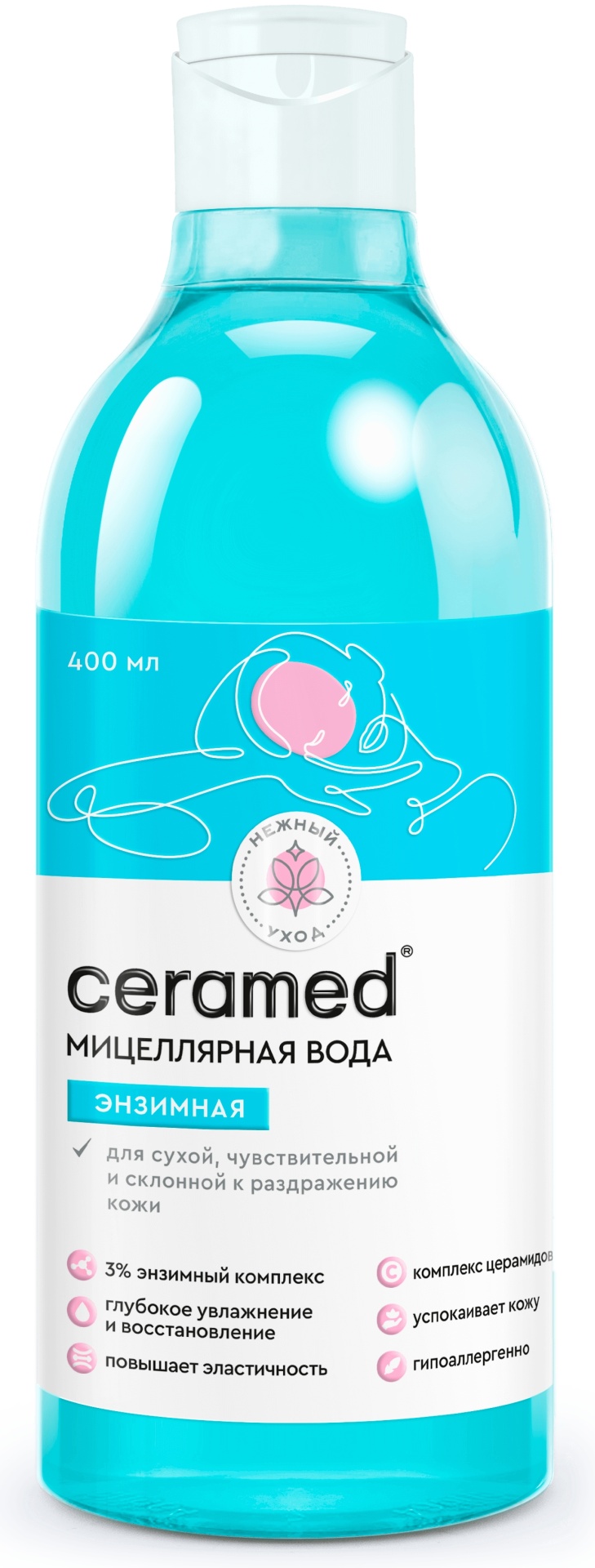 Ceramed энзимная мицеллярная вода 400 мл