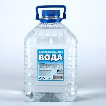 Вода дистиллированная 3л раствор 1% 1 шт