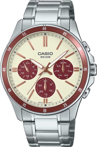 Кварцевые CASIO MTP-1374D-5A2 сталь