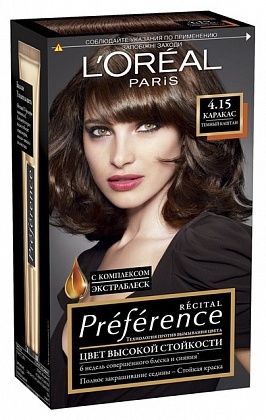 Loreal Paris Preference 4.15 гель-краска 174 мл