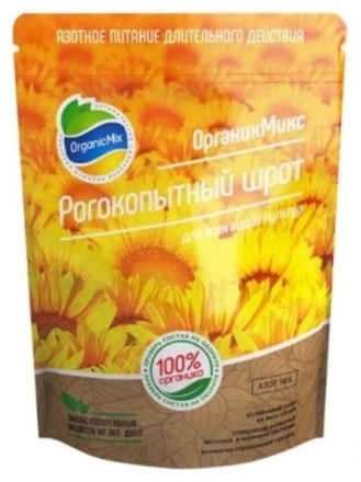 Organic Mix гранулы Рогокопытный шрот 800 г л 0.8 кг