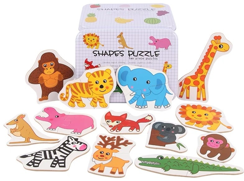 Пазл Shapes puzzle Животные 1119AA