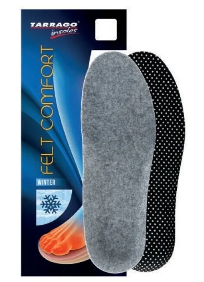 TARRAGO стельки Felt Comfort/art.IW1264 размер 38, 39, 40, классические, для спортивной обуви, для рабочей обуви