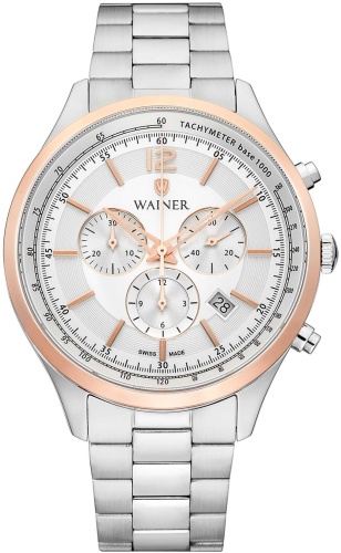 Кварцевые WAINER WA.12028-B сталь