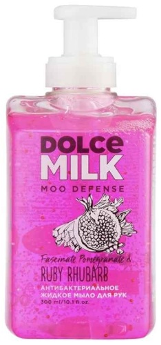 Жидкое мыло туалетное DOLCE MILK Антибактериальное жидкое мыло, Гранат и Ревень 300 мл 300 мл