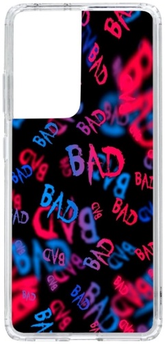 Чехол КRUЧЕ для Samsung Galaxy S21 Ultra прозрачный