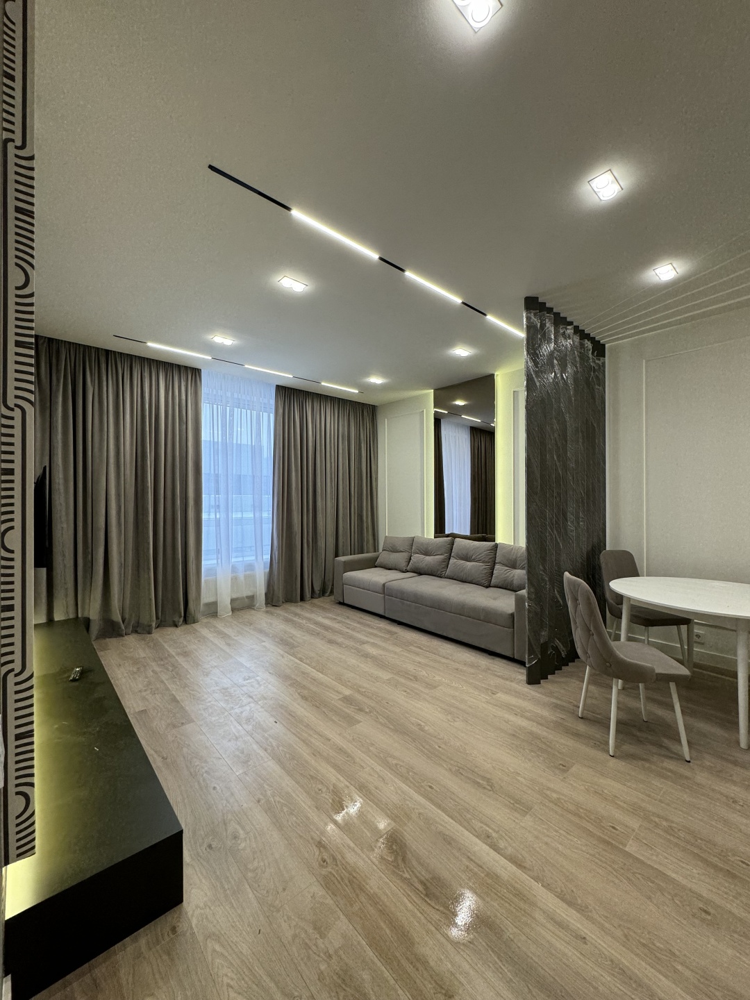 Комплект Rayan 300x300 см 2 шт, велюр, кофейный