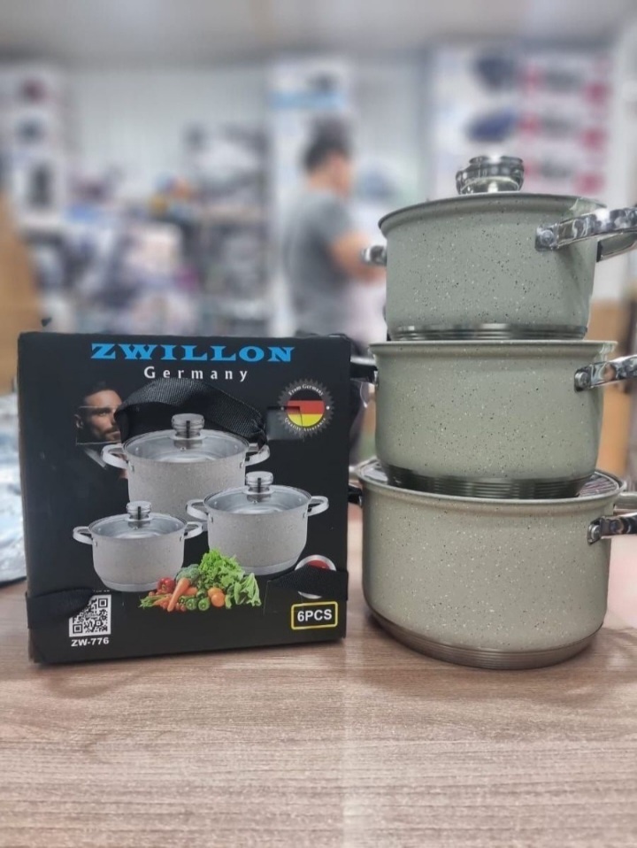 Купить ZWILLON набор кастрюль 776 сталь 6 в 1 в Алматы – Магазин на ...