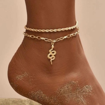 Fashion Jewelry длина 22 см бижутерный сплав, без вставок
