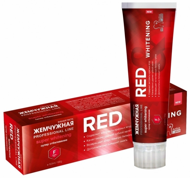 Жемчужная зубная паста Red and Whitening 100 мл