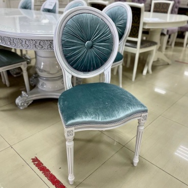 Комплект стульев Медальон 001, 99x49x41 см, бирюзовый