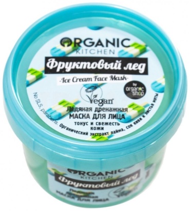 Маска для лица Organic Kitchen крем Фруктовый лед 100 мл