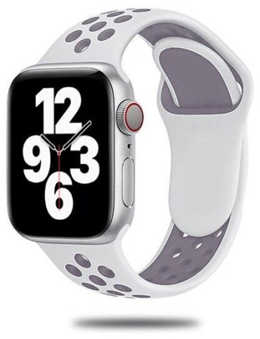 Ремешок для Apple Watch Series 4, Watch Series 5, Watch Series 6, Watch SE, Watch SE 2nd Gen белый