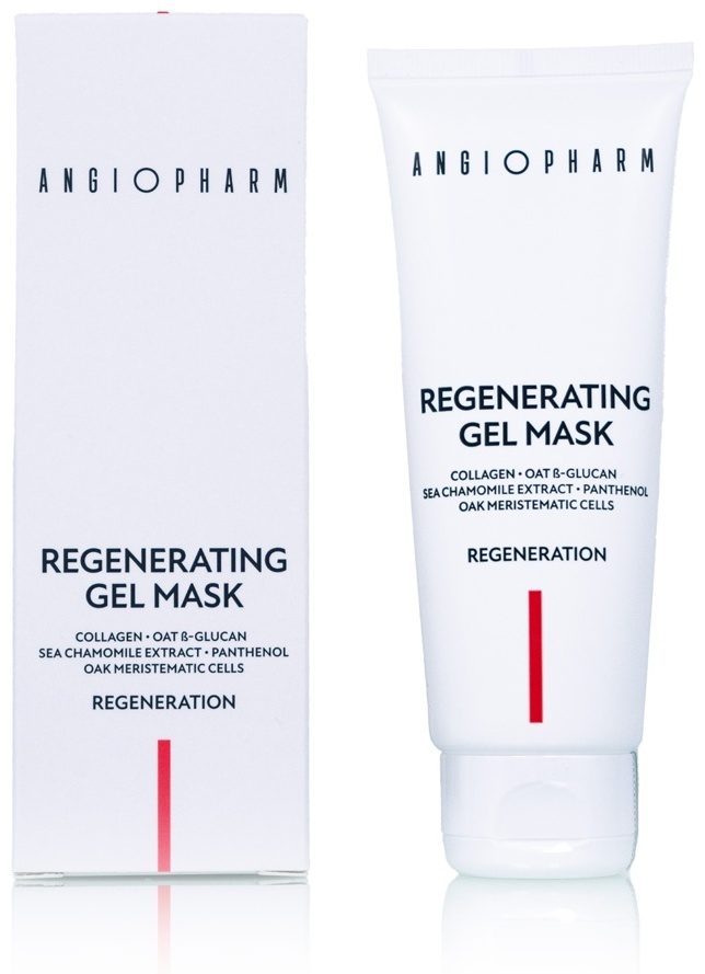 Маска для лица ANGIOPHARM гелевая Regenerating 75 мл