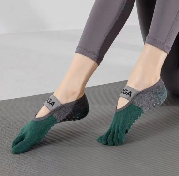 Подследники YOGA SOCKS 1 пара темно-зеленый 36-40
