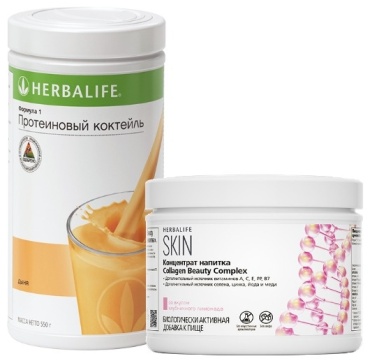 Herbalife Nutrition Collagen beauty complex лимонад клубника клубника 550 г