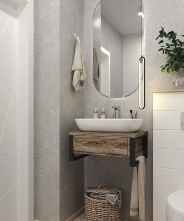 Тумба без раковины 1Marka loft, 60x25.5x48 см, светло-коричневый
