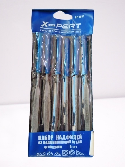 X-PERT набор надфилей XP-02052 6 шт