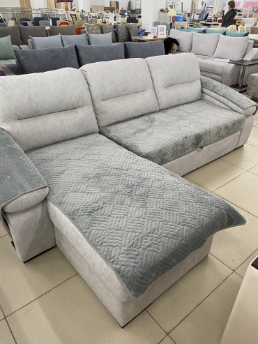 Makhome дивандек для дивана China серый 90x160, 90x160 см