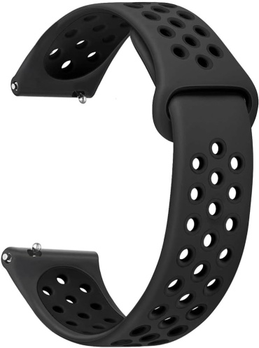 Ремешок для Samsung Galaxy Watch3, Galaxy Watch4, Galaxy Watch4 Classic черный