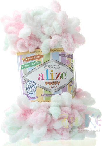 Моток Alize Puffy 6052 Мятно-белый 6052 9 м 100 г