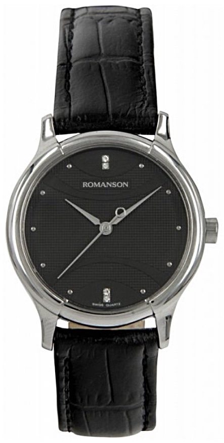 Кварцевые ROMANSON TL1213SLW(BK) нержавеющая сталь