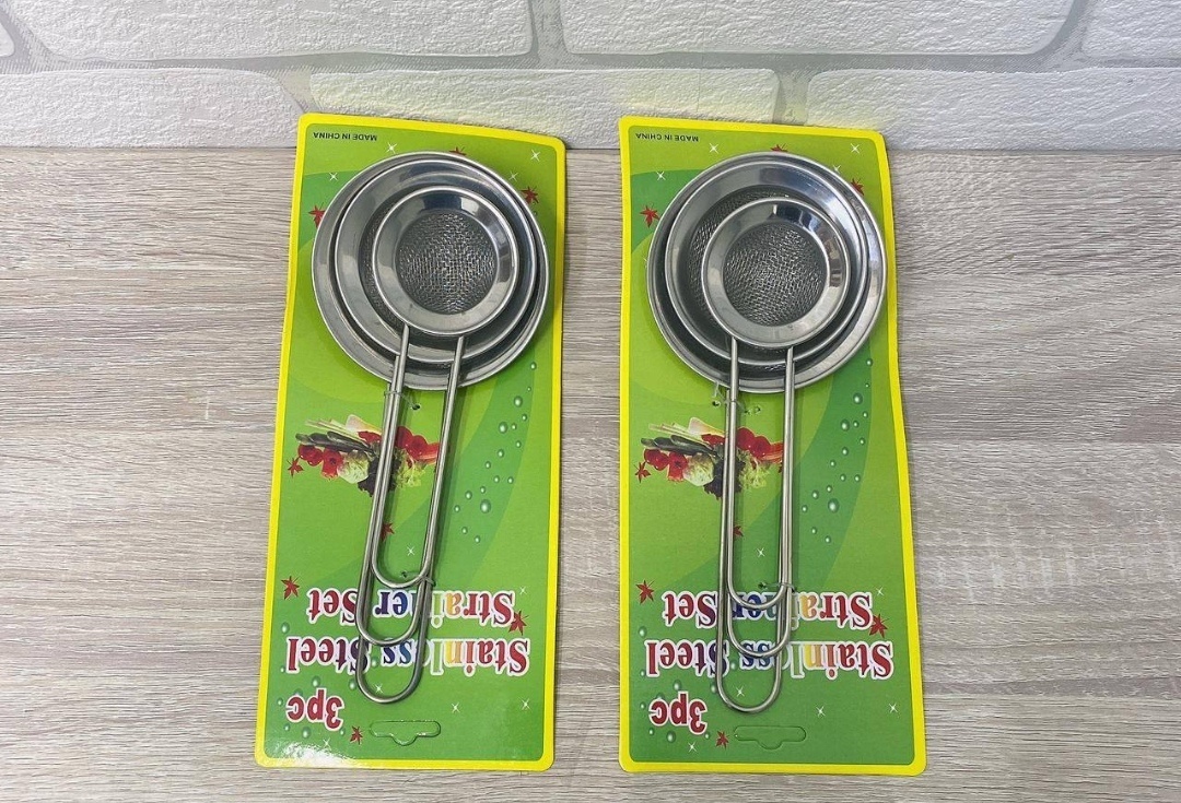 Stainless Steel универсальное сито 123452, металл, 3 шт