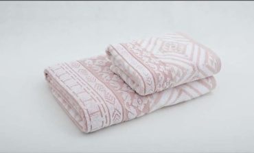 Набор полотенец Zarin Home Collection 140x70 см, хлопок, махровая ткань, 2 шт,