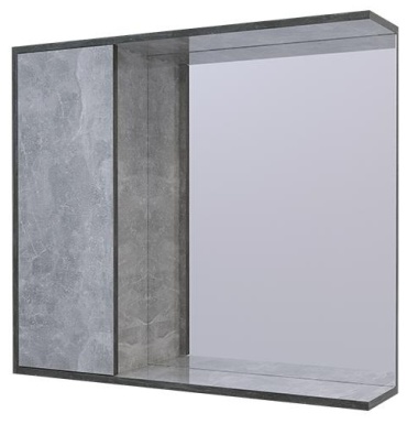 Шкаф навесной AVK София, 60x17.5x70 см, серый
