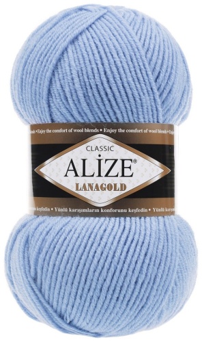 Моток Alize Lanagold 40 голубой 240 м 100 г
