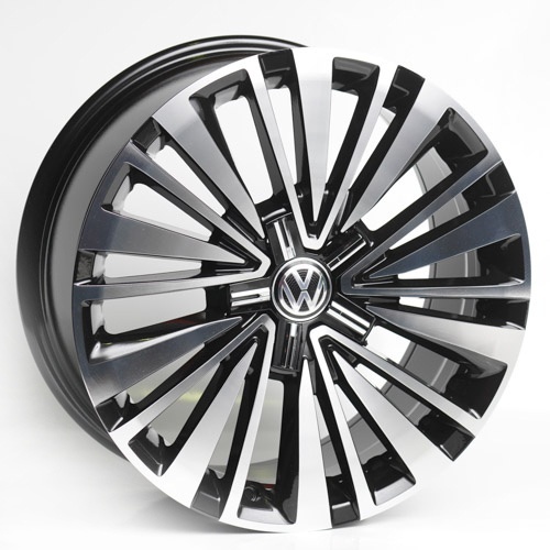 Kipardo LB0164 8x18/5x112 D57.1 ET44 черный, серебристый