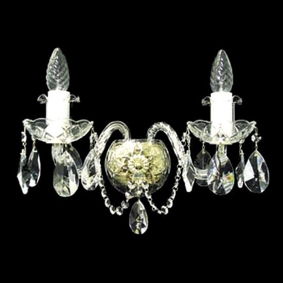 Бра настенный Crystalite Bohemia Е14, прозрачный