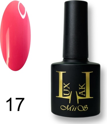 MiiS гель-лак LuxLak 17 глянцевое 7.3 мл