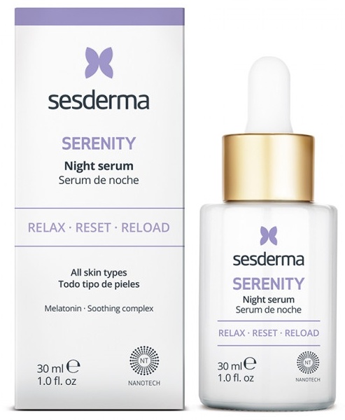 Sesderma сыворотка Serenity для лица, для области вокруг глаз, для зоны декольте 30 мл