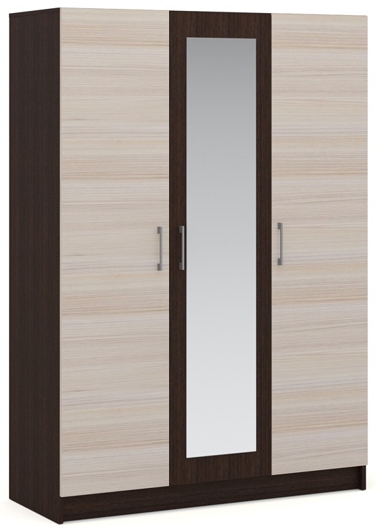 Купить Распашной шкаф IMPERIAL Алёна 3Д 120 с зеркалом, 120.2x190.5х46 ...