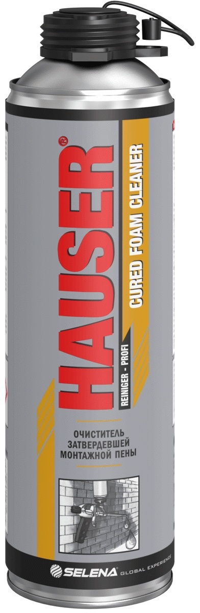 Очиститель монтажной пены HAUSER Cured foam cleaner, 360 мл
