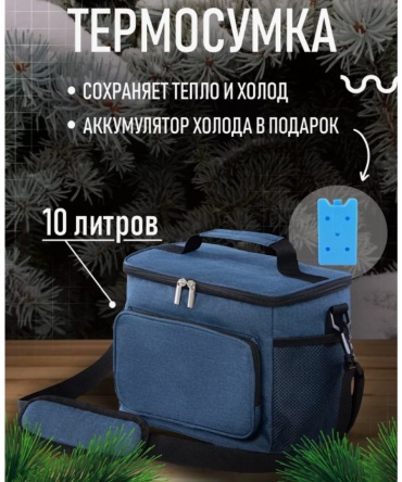 Термосумка SMK TEX ZX-30541 10 л синий