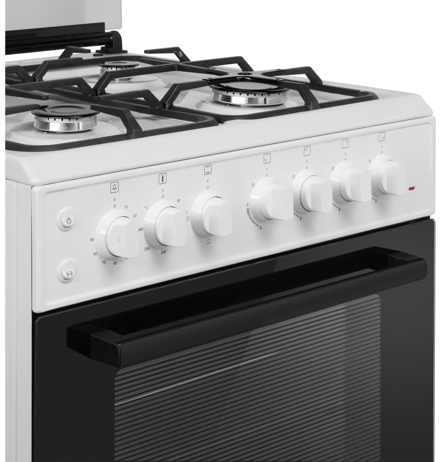 Газовая плита с электрической духовкой MAUNFELD MGC60ECW04 5