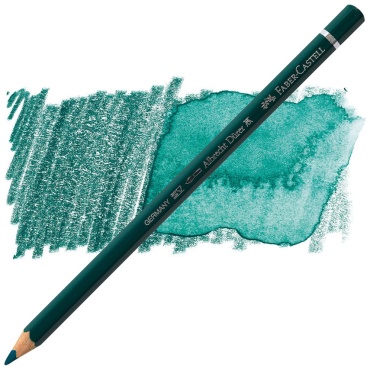 Карандаш акварельный художественный Faber-Castell "Albrecht Dürer", цвет 158 глуб. кобальт. зеленый