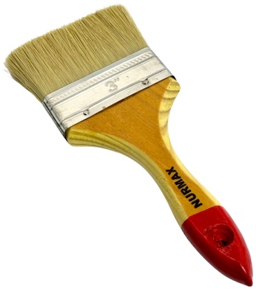 Кисть плоская (КП) Nurmax 75 мм, 1 шт. арт.0097-5