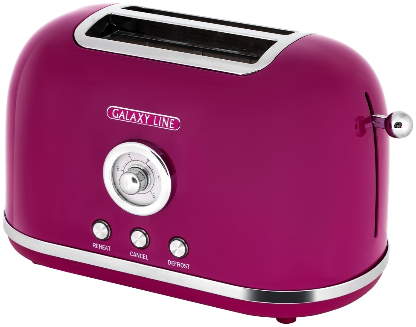 Тостер GALAXY LINE GL2916 фиолетовый