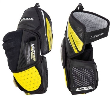 Защита локтя Bauer Налокотники S21 SUPREME ULTRASONIC SR (взрослые) черный, желтый L