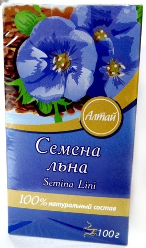 Семена льна россыпь Алтай 100г