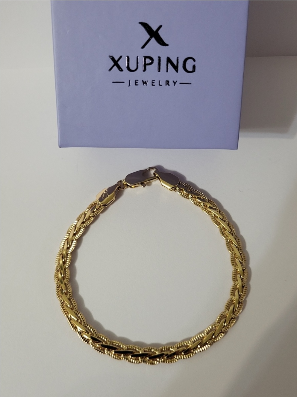 Xuping Jewelry длина 19 см медицинское золото, без вставок