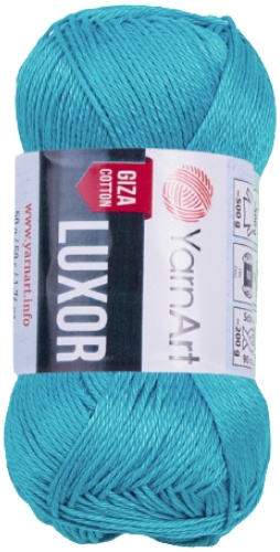 Моток YarnArt Luxor 1241 - Бирюзово-голубой 125 м 50 г