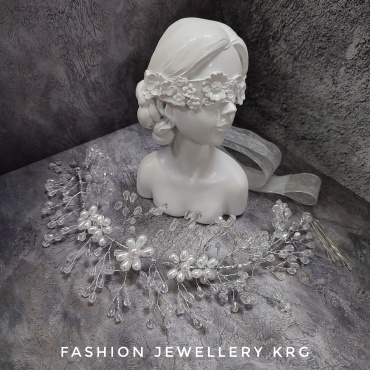 Диадема Fashion Jewelry белый
