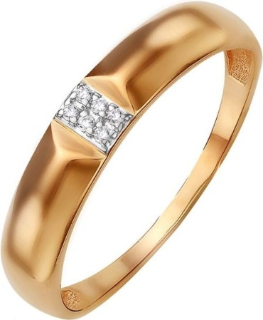 Kari jewelry b2101250 размер 17 вес 1.45 г золото, фианит