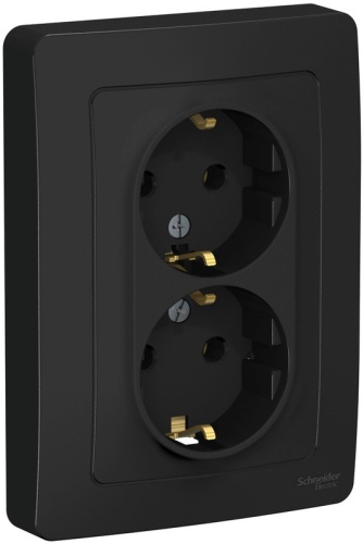 Schneider Electric встраиваемая Blanca, электрический цвет антрацит