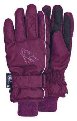 Перчатки Sterntaler размер 15 бордовый