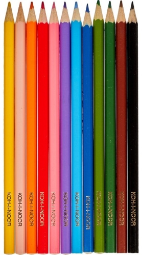Цветной карандаш KOH-I-NOOR форма шестигранная 12 шт